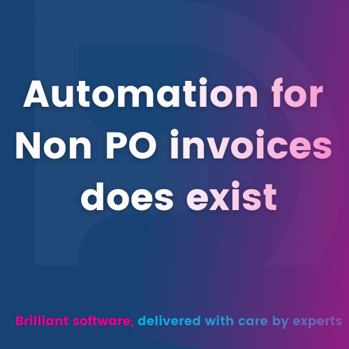 image with text Automate non Po invoice processes